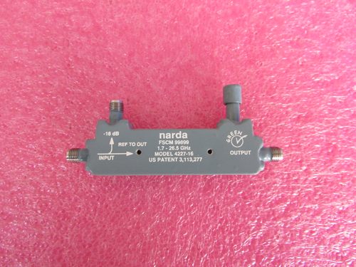 4227-16 Narda 1.7-26.5GHz 16dB 20W射频宽带定向耦合器 坏的