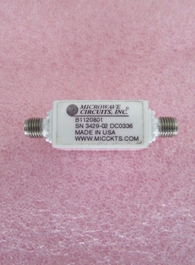 MICROW B1120801 频率 1.9-2.2GHz SMA 射频同轴 带通滤波器
