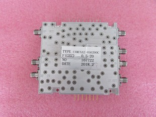 SMA 混频器组件 微波放大器 60dB 增益可调 20GHz 0.5