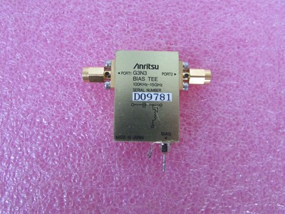 Anritsu进口G3N3 100KHz-15GHz SSMA 射频同轴T型偏置器  