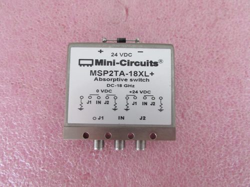 MINI MSP2TA-18XL DC-18GHz 24V 单刀双掷 射频微波 同轴开关