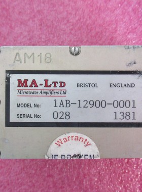 MA-LTD进口5200-5800MHz 22dB增益 SMA 25dBm 低噪声功率放大器