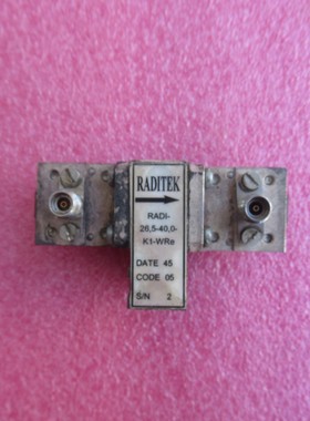 RADITEK进口 26-40GHz 2.92mm接头 超高频 射频微波同轴隔离器