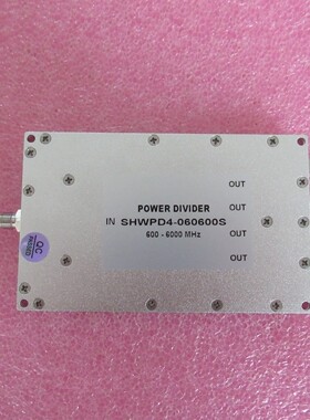 SHWPD4-060600SS 600-6000MHz SMA母一分四射频微波功率功分器