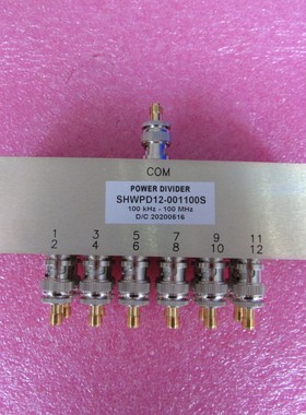 SHWPD12-001100S 100KHz-100MHz 1W一分12射频功率功分器 