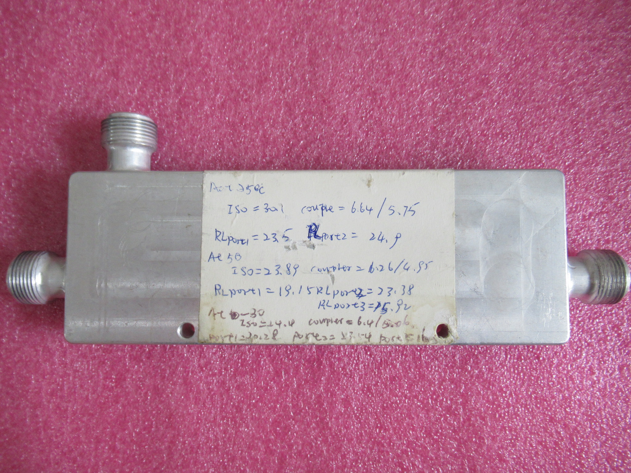 进口 700-4000mhz n母 6.6db 射频微波同轴腔体耦合器