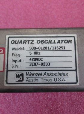 MITEQ进口 500-01281/115251 5MHz 20V电压 射频微波振荡器