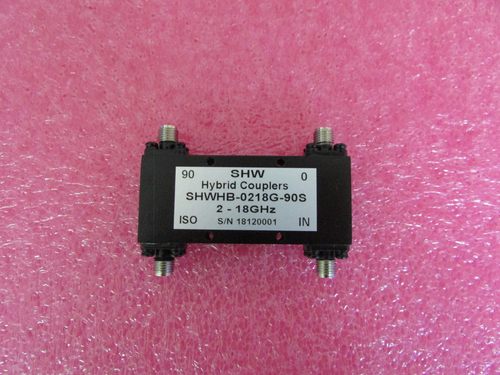 SHWHB-0218G-90S 2-18GHz 射频90度耦合电桥  相位90度± 2度