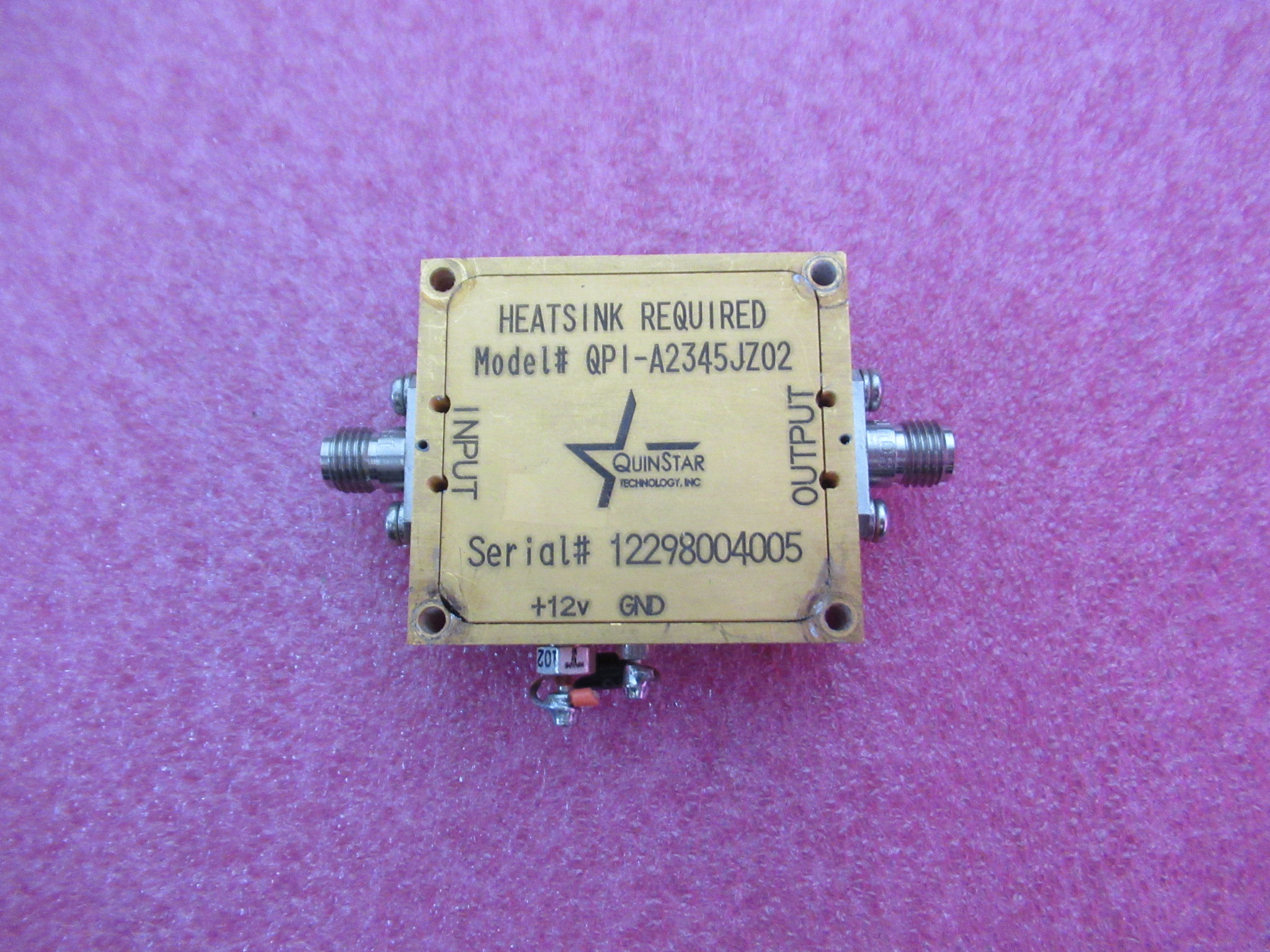 进口19-40GHz45dB功率放大器