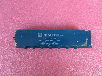 REACTEL进口2.43-2.46GHzSMA射频微波同轴带通滤波器