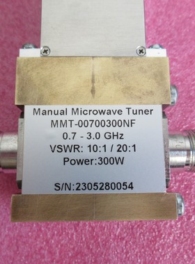 0.7-3GHz 300W N母 VSWR：10:1/20:1 射频驻波 Tuner 调谐器