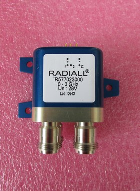 Radiall R577023000 DBDP 3GHz 1200W 28V 双调双掷 同轴开关