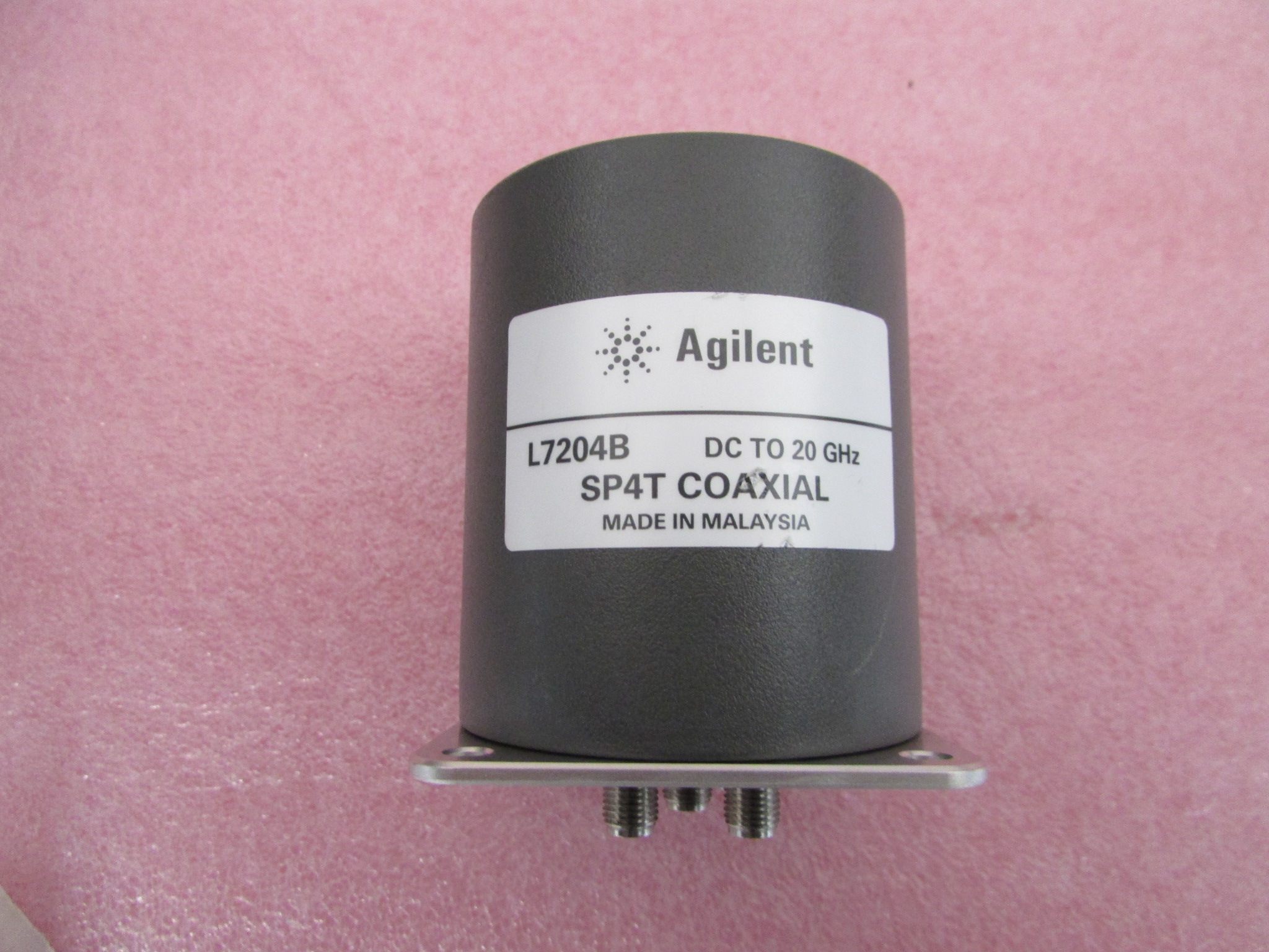 l7204b agilent dc-20ghz sp4t 24v sma 单刀四掷 射频同轴开关