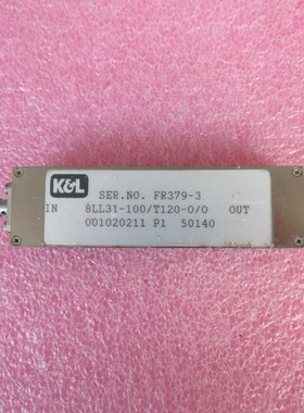 K&L进口8LL31-100/T120-0/0 SMA 100MHz 射频微波同轴低通滤波器