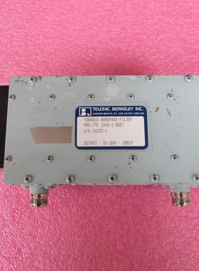 TELONIC进口TTF1500-1-5EE1 1-2GHz N射频同轴可调带通滤波器