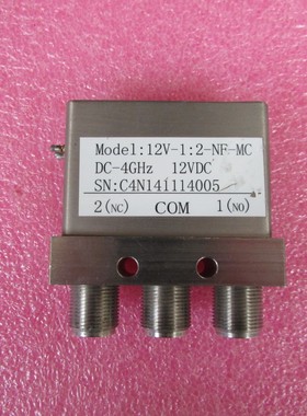 12V-1:2-NF-MCDC-4GHz12VSPDT18GHz N射频微波同轴开关