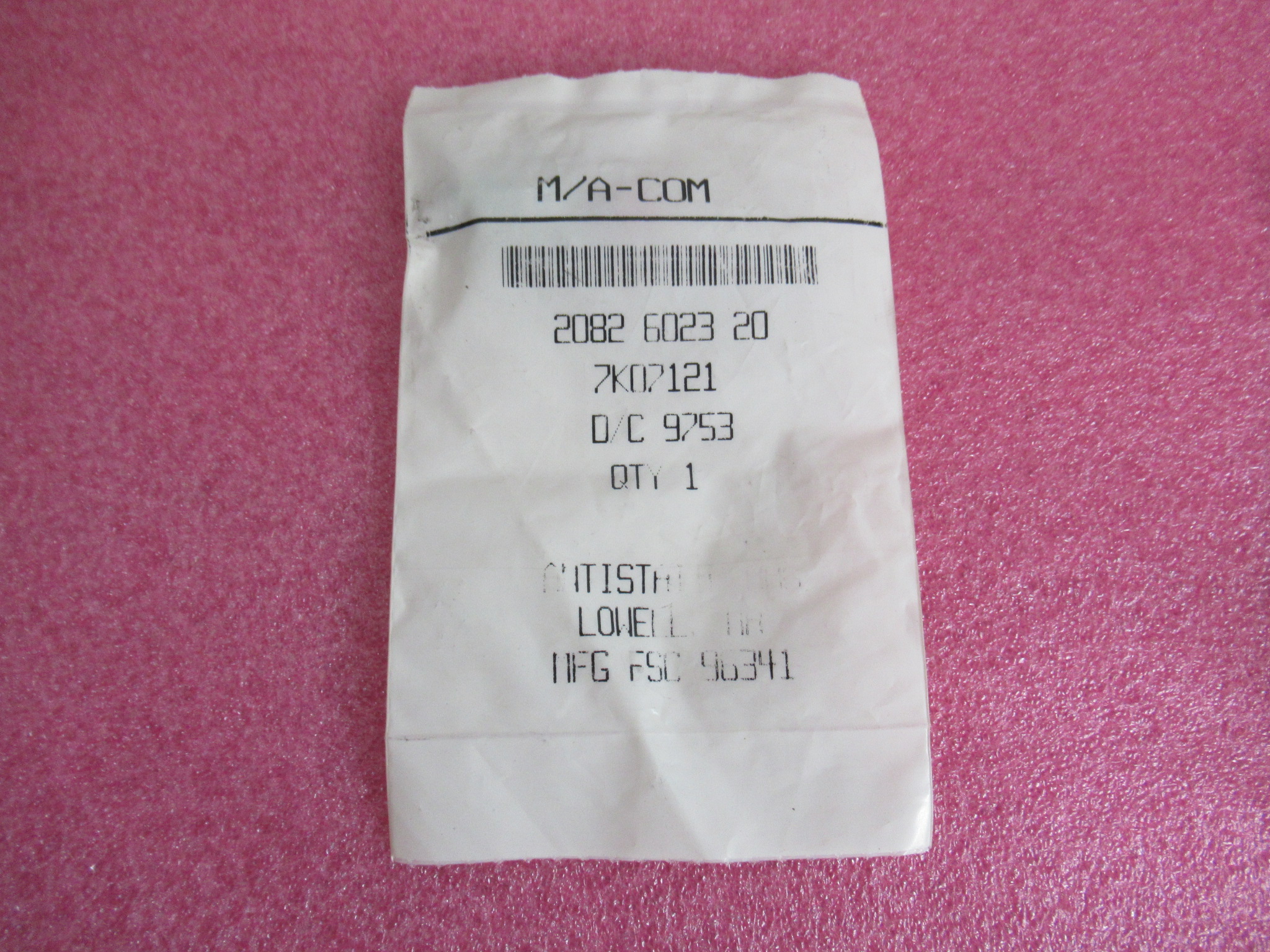 M/A-COM2082-6023-20固定衰减器