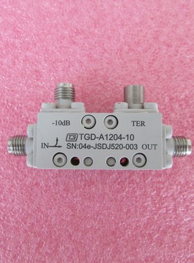 进口 TGD-A1204-10 3-20GHz 10dB SMA 50W 射频 宽带 定向耦合器