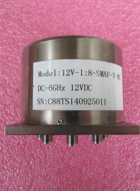 12V-1：8-SMAF-T-MC DC-6GHz 12V SP8TSMA射频微波同轴开关