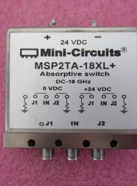 MINI进口 MSP2TA-18XL DC-18GHz 24V SPDT 射频微波 同轴开关
