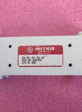 MITEQ进口 CD2-201-522-20 200-5800MHz 20dB SMA 射频双向耦合器