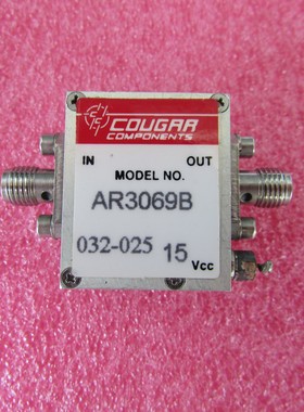 COUGRR进口 AR3069B 10-3700MHz 15V 20dB 27dBm 射频微波放大器