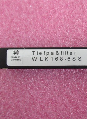 WI进口 WLK168-6SS DC-168MHz SMA母 射频微波同轴低通滤波器