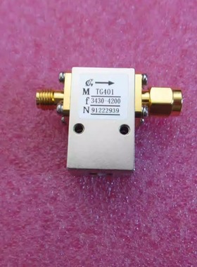 3.1-4.3GHz 310-4300MHz SMA公-SMA母 RF 射频微波同轴隔离器
