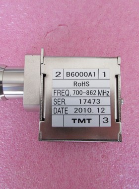 TMT进口 B6000A1 700-862MHz 500W N母 射频微波同轴环形器