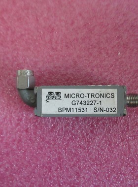 MICRO-TRONICS 中心频率：3.1GHz 2.7-3.4GHz 射频微波带通滤波器