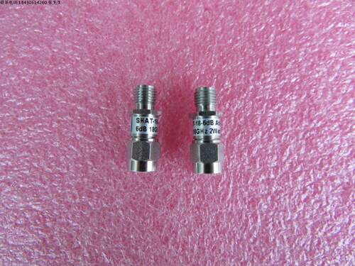 SHAT-18-6  DC-18GHz 6dB 2W 驻波：1.25 SMA 射频固定衰减器   型号：SHAT-18-6 有大量库存现货，数量多，价格可以再议。