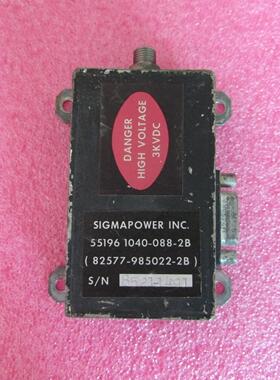 SIGMAPOEER INC  55196 DANGER HIGH VOLTAGE 3KVDC