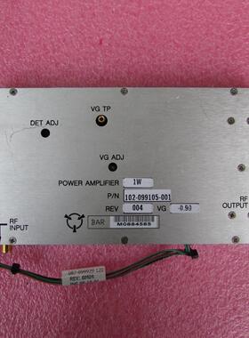 进口102-099105-001 5.2-9.5GHz 32dB 1W 射频增益控制放大器