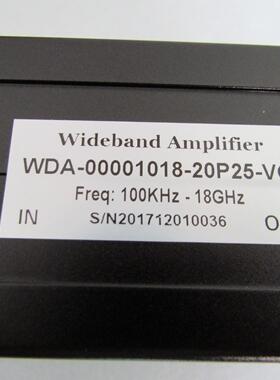 100KHz-18GHz 25dB 20dBm 射频微波超宽带增益控制放大器