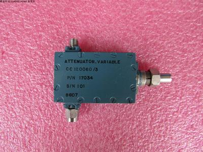17034  4-18GHz 0-40dB SMA 射频微波同轴精密连续可调衰减器