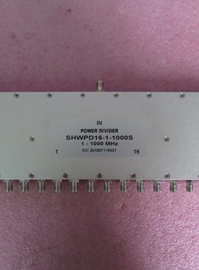 1-1000MHz 5W SMA RF 射频微波同轴 16路功分器 频率可定做