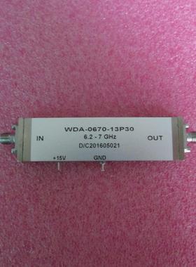 6-11GHz 28dB 28dBm SMA 射频微波功率放大器   可提供详细测试图