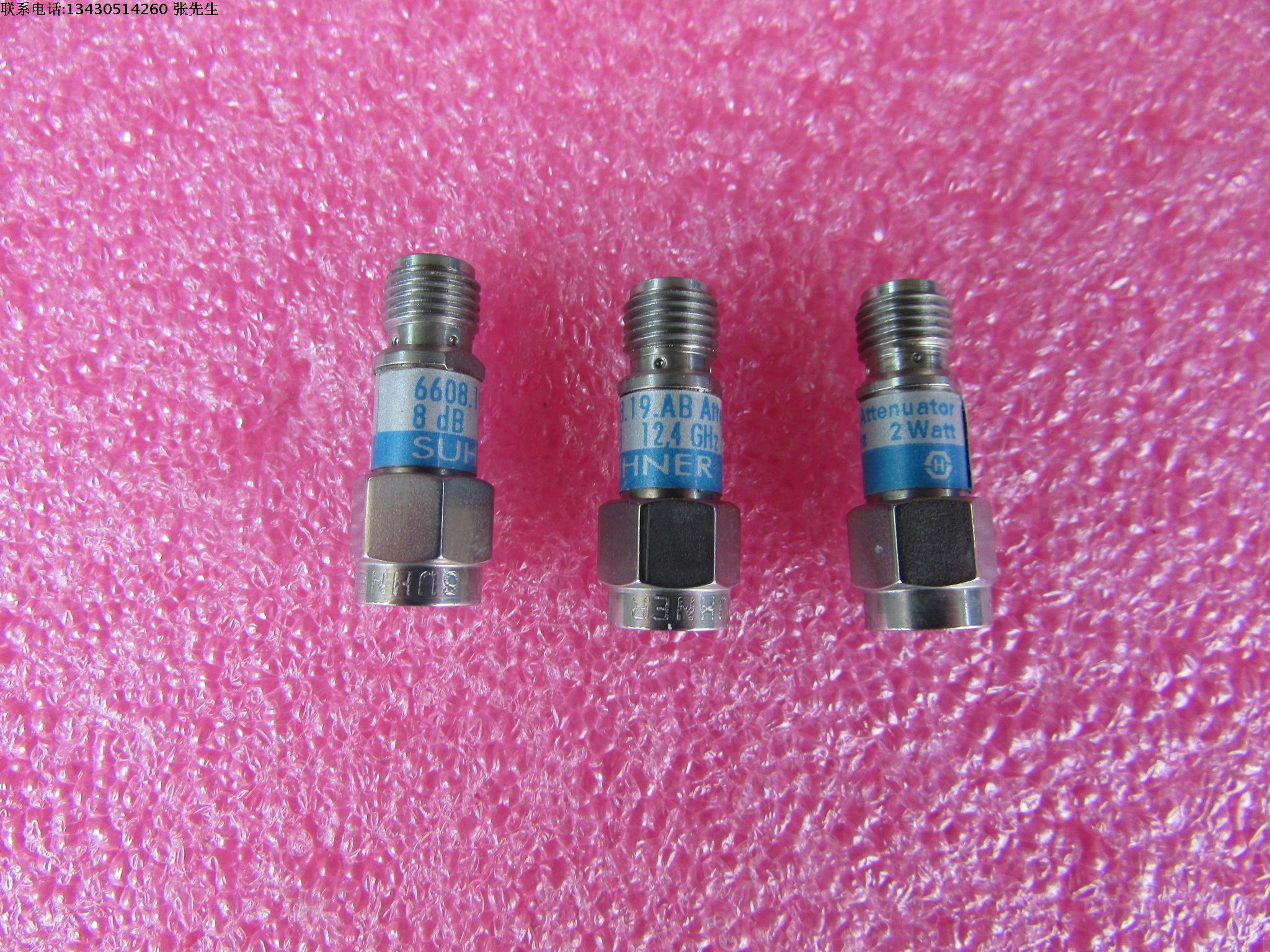 H+S进口 6608.19.AB  8dB DC-18GHz 2W SMA RF 射频微波同轴固定衰减器 质量包好，包能用  可提供详细测试图  成色好 名      称：同轴固定衰减器 品      牌:   H+S 型      号：6608.19.AB 衰 减  量:  8dB 频