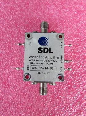SDL进口10MHz-10GHz 25dB 22dBm SMA 射频微波VGC增益控制放大器