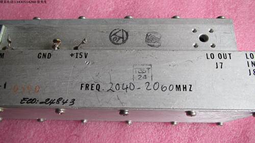 美国进口 320-018054-1 RX MIXER 2040-2060MHz SMA RF 射频微波同轴混频器组件