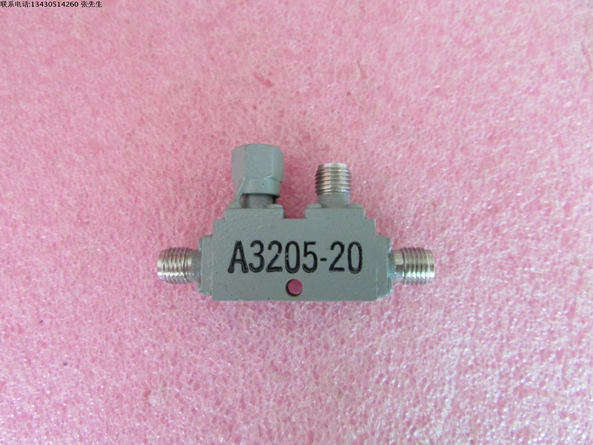 Atlantecrf A3205-20 3.5-8.8GHz 20dB SMA射频微波同轴定向耦合器质量包好，包能用可提供测试图型号: A3205-20工作频率：3.5-8.8GHz耦合度：20dB功率：50W接头：SMA