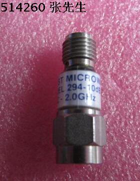 midwest 294-10dB 10dB 18GHz 2W SMA RF 射频微波同轴固定衰减器