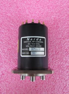 SEM163D  narda进口  DC-18GHz 28V SMA  SP6T 射频微波同轴开关