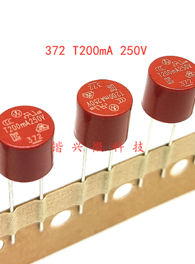 Littelfuse力特 372 T200mA 250V 延时保险丝管 37202000001 进口