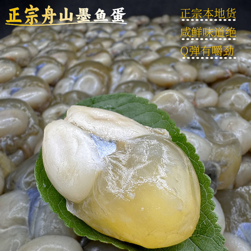 正宗舟山墨鱼蛋乌贼蛋下饭菜海鲜