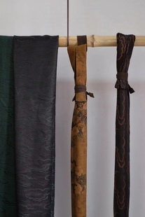 箫囊香云纱山茶花祥云纹尺八收纳包尺六袋原创纯手工定制便携箫袋