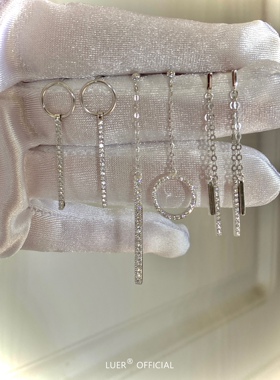 回馈福利！通体纯银耳钉合集！buling镶钻耳坠 数量有限售完无补