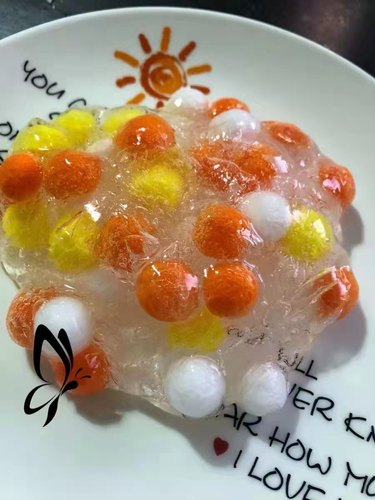 喔家の毛绒球史莱姆解压泥制作