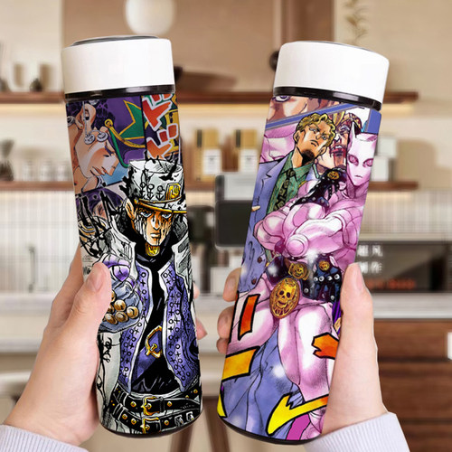 JOJO的奇妙冒险智能保温杯大容量不锈钢高颜值温度显示水杯户外