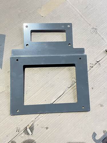 汕德卡豪沃后挡泥板牌照安装支架